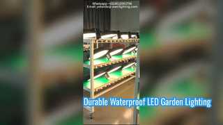 Luz de jardín LED IP66 impermeable de aluminio fundido a presión de 45 W utilizada en calles.