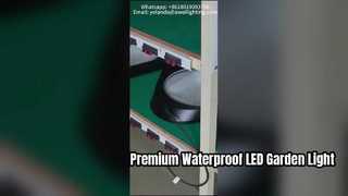 Luz LED para patio IP65 resistente al agua con 5 años de garantía utilizada en jardines.