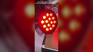Proyector LED RGW de 80 W con color e interruptor de encendido utilizado en parques.