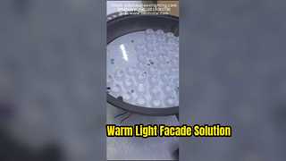 Luz de inundación: temperatura de color 3000K con controlador OSRAM Dali y lentes de ángulo diferente