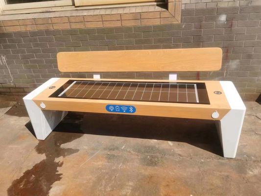 comprar Muebles urbanos modernos Banco solar inteligente con luces LED para parques, playas y comunidades online manufacture