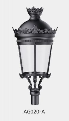 IP66 luz de patio de fundición por inmersión de aluminio 40W-100W diseño clásico LED luces de corona para calles principales
