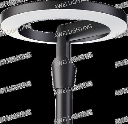 Luz de jardín de 80W con alimentación principal 160lm/w con carcasa de aluminio fundido en forma de pieza usada en calles y parques.