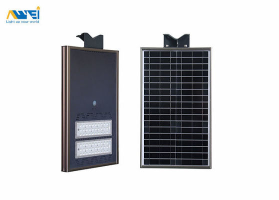 IP67 All In One Solar LED Street Light 30W Batería de litio 12V 15AH AW-SOST005 para iluminación de calles