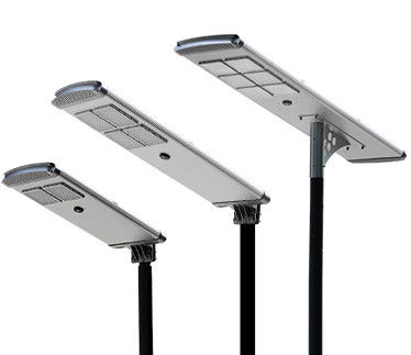 30W-120W De fundición a presión Aluminio Solar Crepúsculo al amanecer Luz de la calle 170LM / W Alta eficiencia IP65 para carreteras y calles