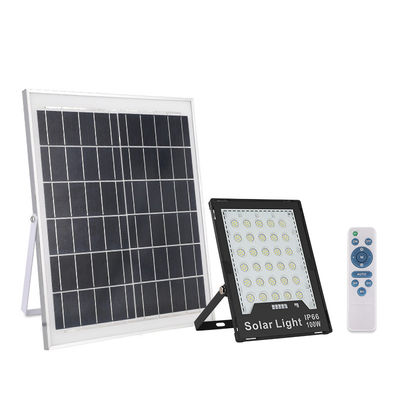 4-6 horas de tiempo de carga Control remoto 100w-400w LED solar luces de inundación utilizados en público y jardín